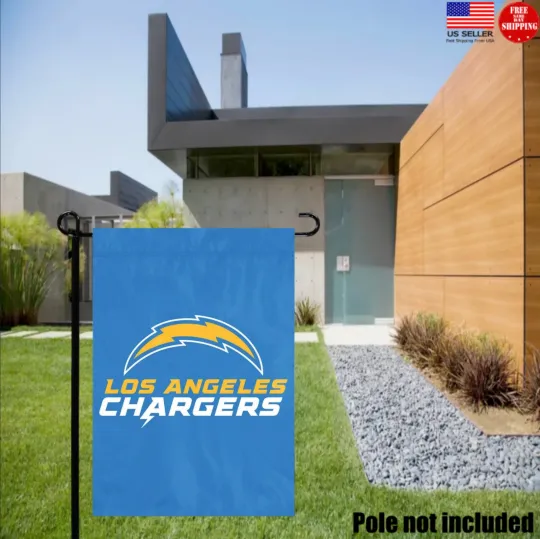 Discover LOS ANGELES CHARGERS Garden Flag Yard Banner LA Charger Man Cave Flags Banners