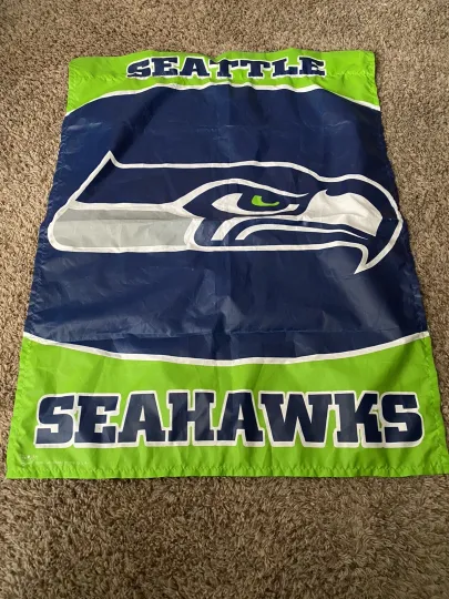 Seattle Seahawks Garden Flag and Yard Banner