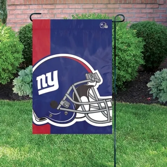 Discover football Bold Logo Garden Flag New York Giants 12,5" X 18" Just the Flag  No Pole.