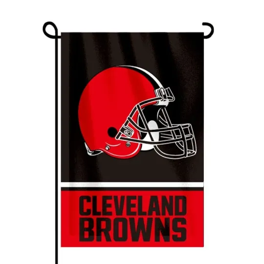 Discover Cleveland Browns Garden Flag Double Sided football Yard Flag Only