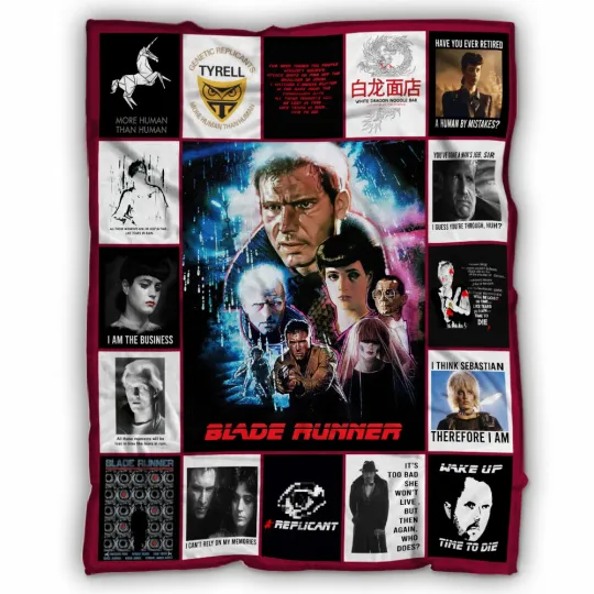 Discover Blade Runner Blanket, Blade Runner Fleece, Sherpa Blanket Soft and Cozy Luxury
