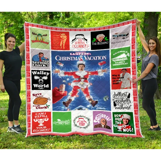 Discover National Lampoon's Christmas Vacation Quilt, Christmas Movie Quilt, Blanket Gift