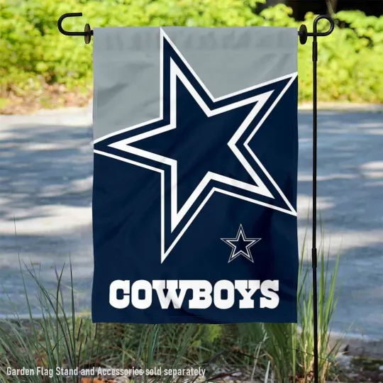 Dallas Cowboys Large Logo Garden Yard Banner Flag