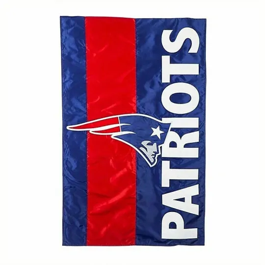 New England Patriots football 12.5" x 18' Embellish Garden Flag