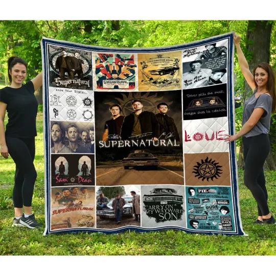 Supernatural Quilts, Supernatural TV series Quilt Blanket Gifts Idea