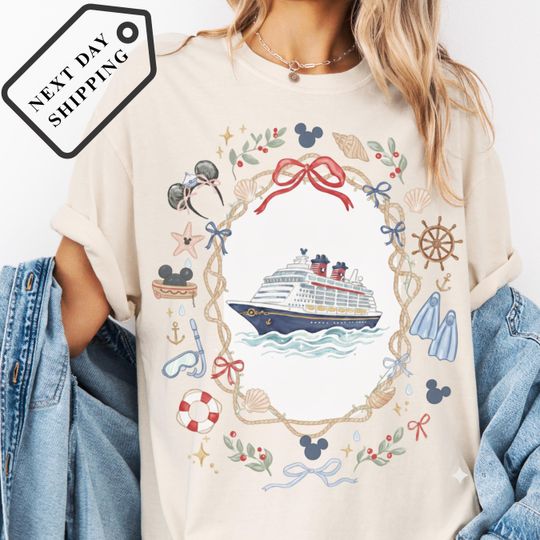 Discover Comfort Colors Disney Cruise Shirt, Disney Nautical Vacation Tee, Family Matching Cruise Trip Shirt