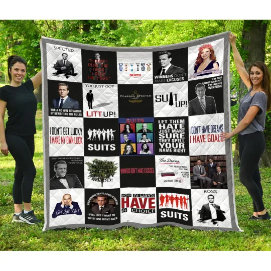 Discover Suits Blanket, Suits TV Series Quilt Blanket Soft and Cozy