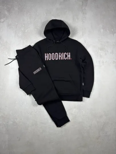 Discover Hoodrich Crush Tracksuit Hoodie and Pants Drill Streetwear Big Logo Y2K size M