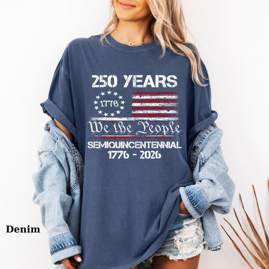 Discover Comfort Colors America 250th Anniversary T-Shirt: Soft Cotton Tee