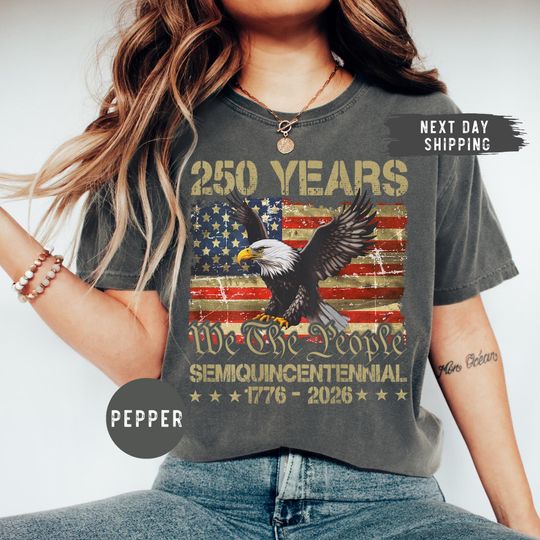 Discover Retro USA 250 Shirt Comfort Colors Celebrate 250th Anniversary Shirt Independence Day Shirt USA Flag Tee 4th of July Shirt Patriotic Gift