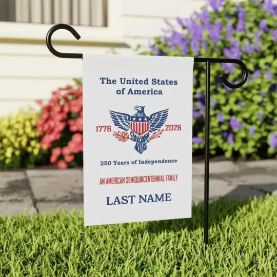 Discover Custom 250th Anniversary Garden Flag - America Celebration Flag
