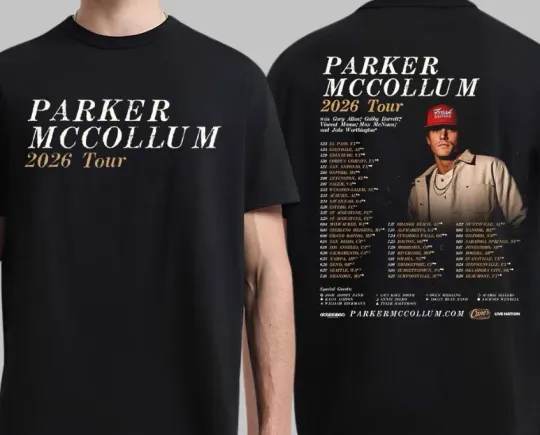 Discover P McCollum 2026 Tour North America Schedule Dates Two Sided T-Shirt