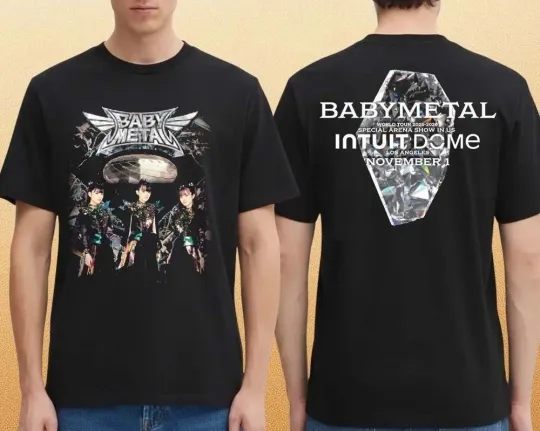 BABYMETAL LA World Tour 2025-2026 Double Sided T-Shirt