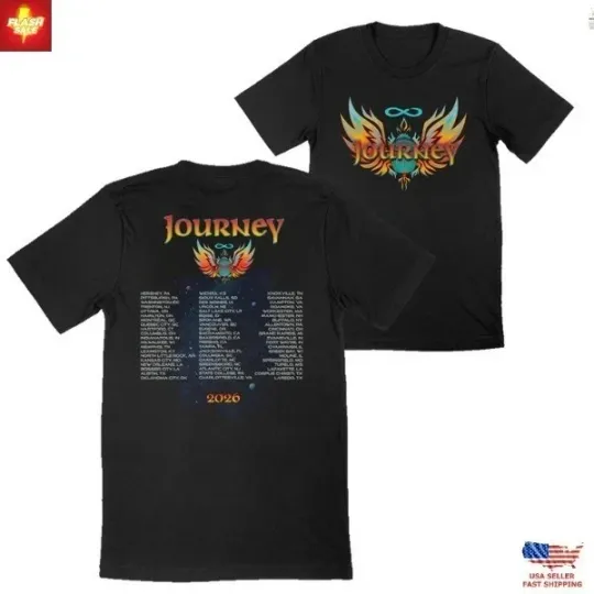 Discover Journey Final Frontier Tour 2026 Double Sided T-Shirt