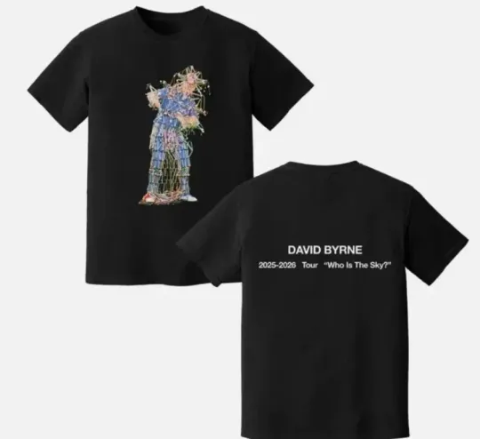 David Byrne 2025 2026 Tour T-Shirt