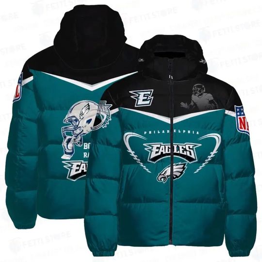 Discover Philadelphia Eagles Puffer Jackets