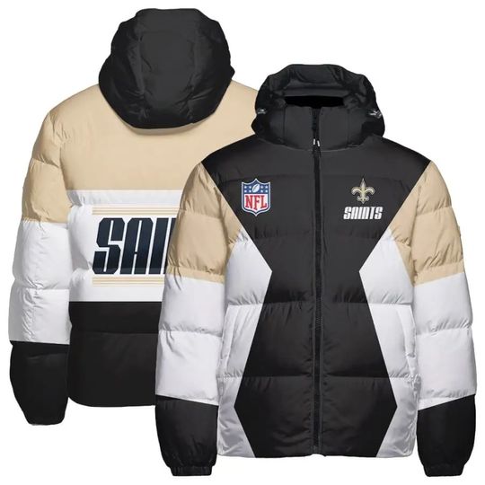 New Orleans Saints Puffer Jackets