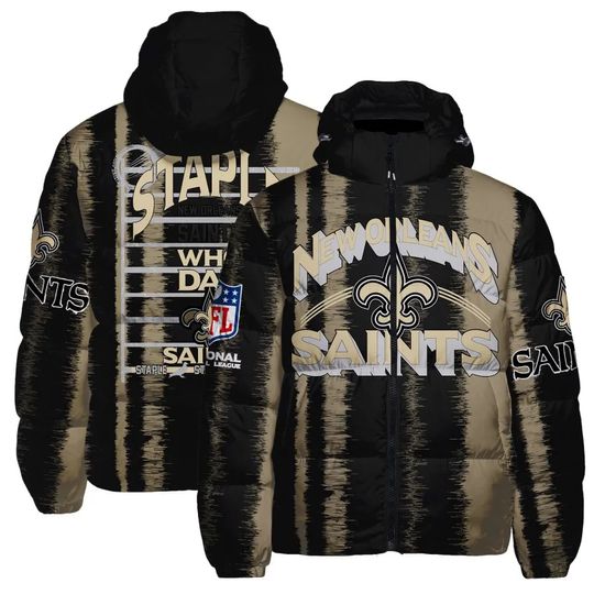 New Orleans Saints Puffer Jackets
