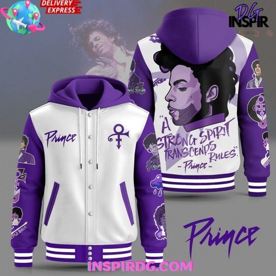 Prince Strong Spirit Special Edition Hooded Varsity Jacket