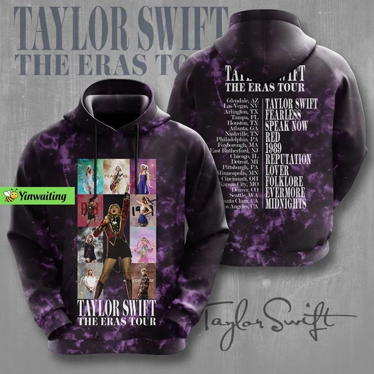 Discover Swift Eras Tour 3D Apparels Hoodie Gift For Fan