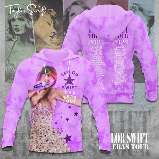 Discover Swift Eras Tour 3D Apparels Hoodie Gift For Fan
