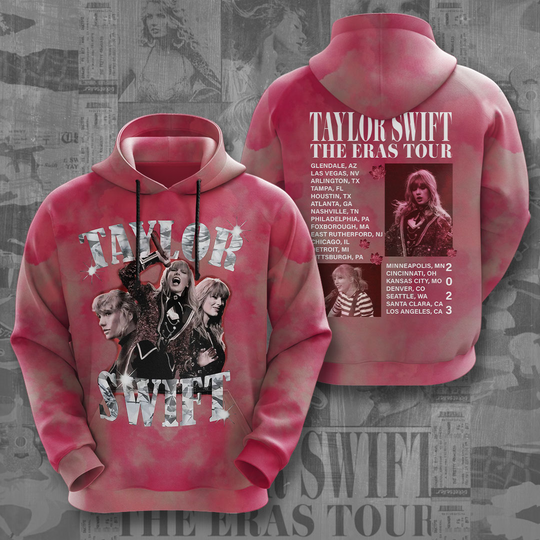 Discover Swift Eras Tour 3D Apparels Hoodie Gift For Fan