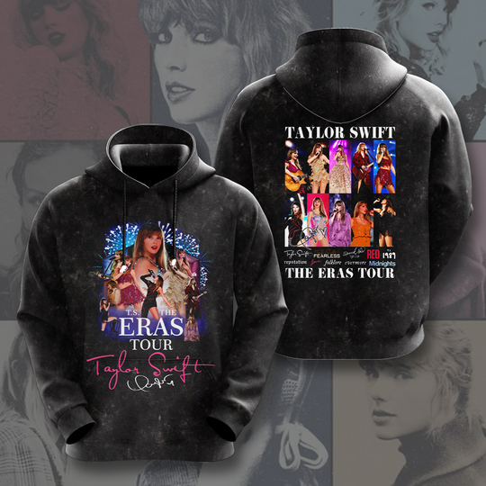 Discover Swift Eras Tour 3D Apparels Hoodie Gift For Fan