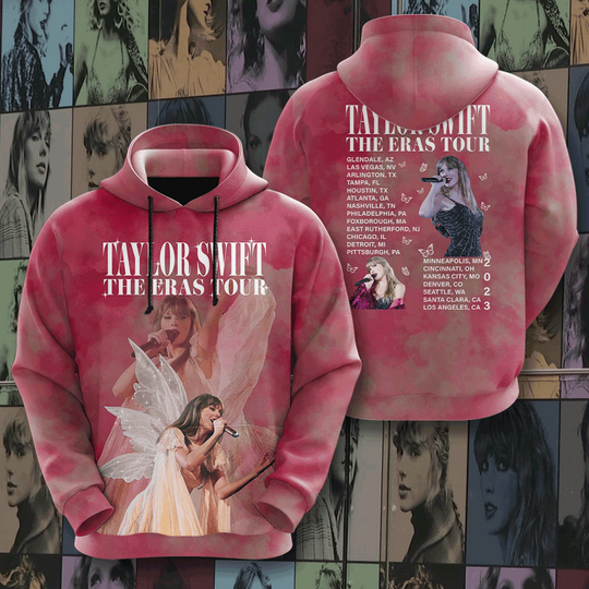 Discover Swift Eras Tour 3D Apparels Hoodie Gift For Fan