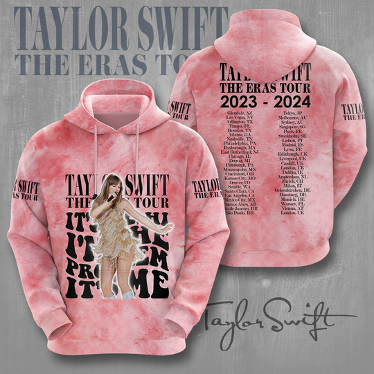 Discover Swift Eras Tour 3D Apparels Hoodie Gift For Fan