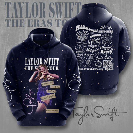 Discover Swift Eras Tour 3D Apparels Hoodie Gift For Fan