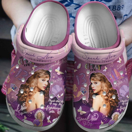 Discover Swift Clogs – Trendy Pop Music Fan Shoes