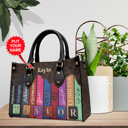 Personalized Swift Style Leather Handbag – Classic & Trendy Design