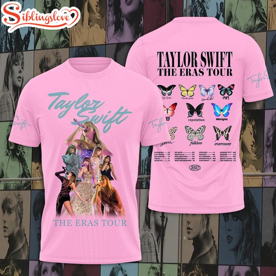 Discover Swift Singer Version Tour 3D All Over Print T-Shirt Music 3D Shirt For Fans