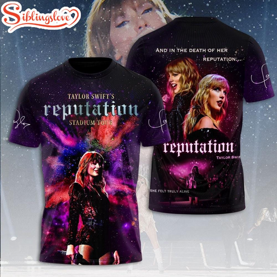 Discover Swift Reputation 3D All Over Print T-Shirt Music 3D Shirt For Fans