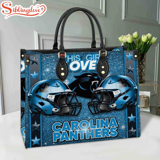 Discover football Carolina Panthers Women Leather Hand Bag Gift For Fans