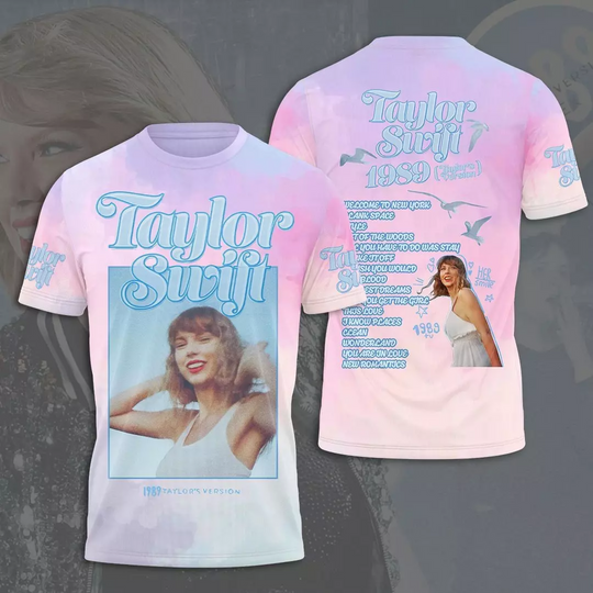 Swift 1989 3D T-Shirt Gift For Fan