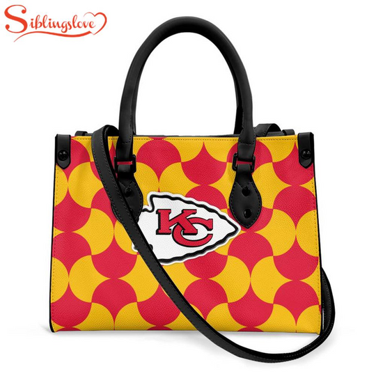 Kansas City Chiefs India Mahdavi’s Bold Bisazza Pattern Leather Handbag