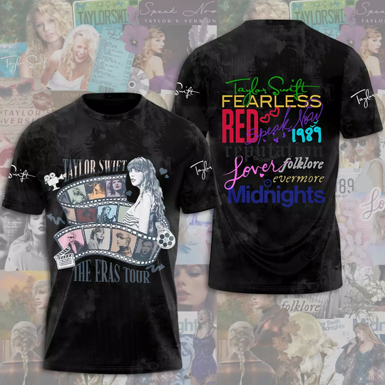 Discover Swift Eras Tour 3D Apparels T-Shirt