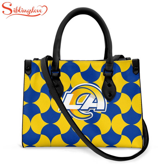 Discover Los Angeles Rams India Mahdavi’s Bold Bisazza Pattern Leather Handbag