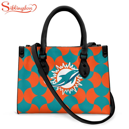 Miami Dolphins India Mahdavi’s Bold Bisazza Pattern Leather Handbag