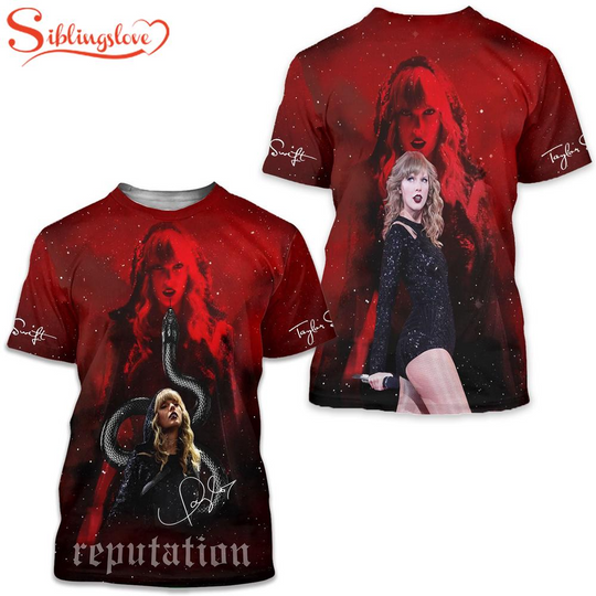 Discover Swift With Snake All Over Print T-Shirt Music 3D Shirt For Fans