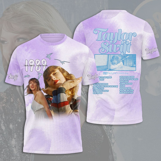 Swift 1989 3D T-Shirt Gift For Fan