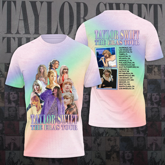 Discover Swift 3D Eras Tour T-Shirt Gift For Fan