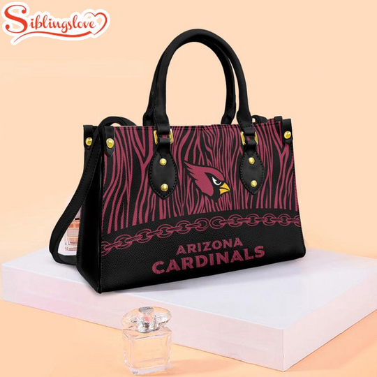 Discover football Arizonna Cardinals Zebra Pattern Leather Handbag