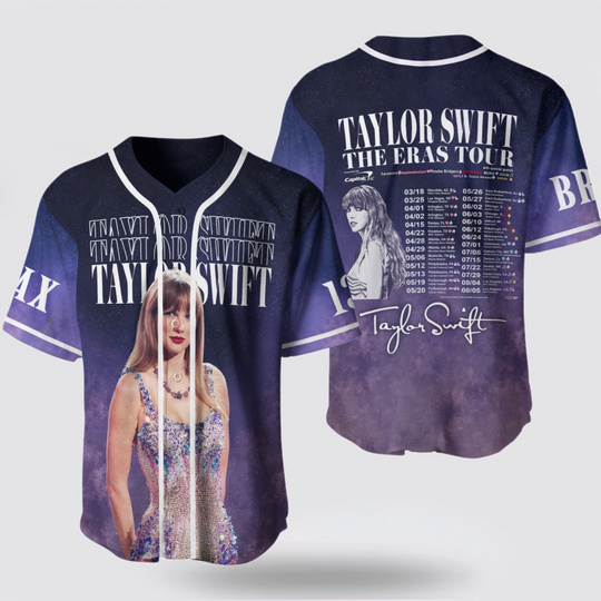 Discover Swift Eras Tour Baseball Jersey Shirt