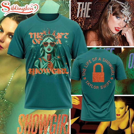 Discover The Life Of A Showgirl Swift 2025 All Over Print T-Shirt