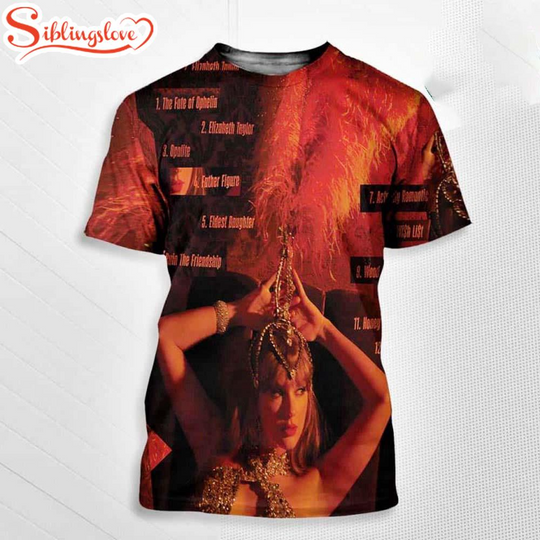 Discover Swift The Life of a Showgirl in 2025 All Over Print T-Shirt