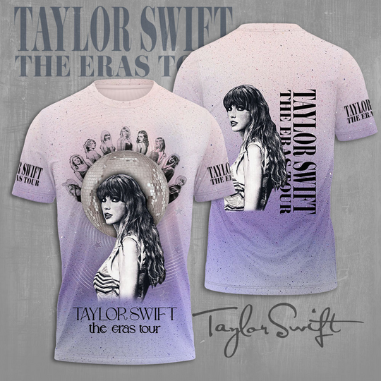 Discover Swift Eras Tour 3D T-Shirt Gift For Fan
