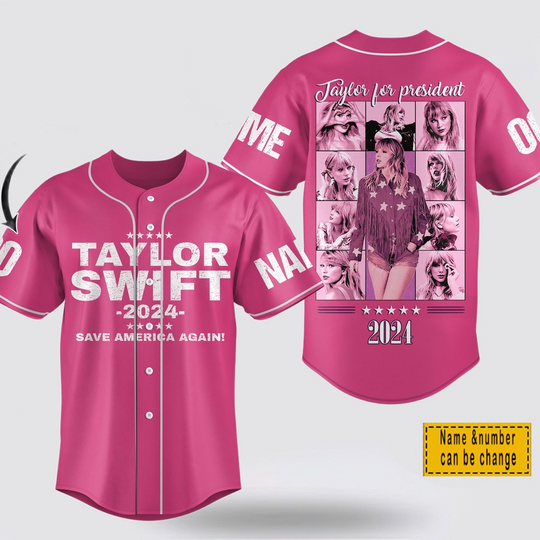 Custom Name & Number Swift Baseball Jersey Shirts