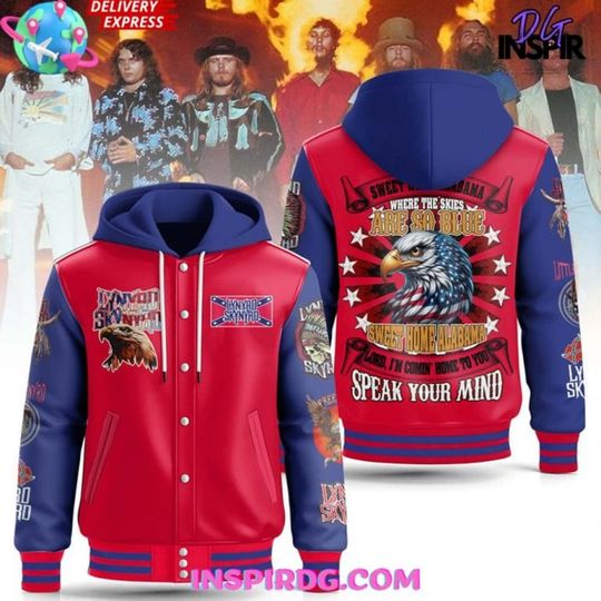 Lynyrd Skynyrd Sweet Home Albm Hooded Varsity Jacket